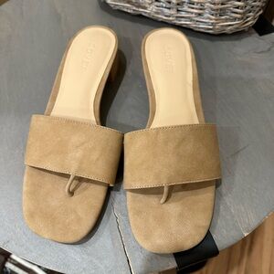 Covet Tan Women's Slide Sandals